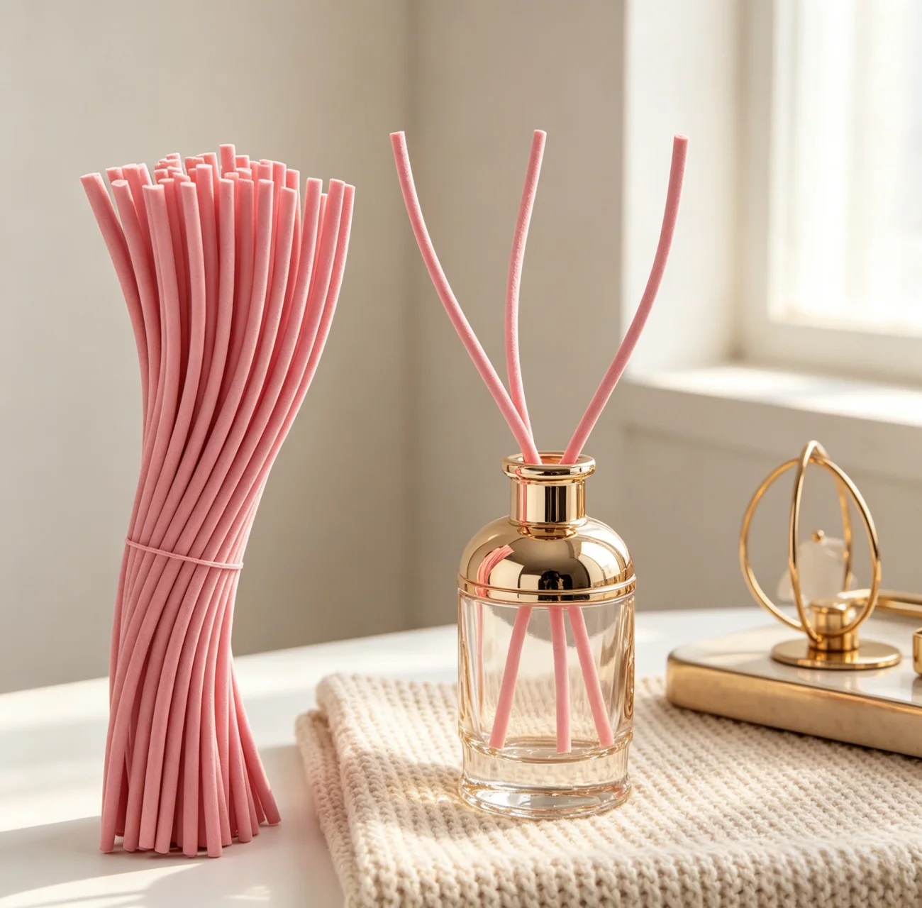 20pcs 3mm28cm New Style Curved Absorbent Evaporation Sticks Diffuser Sticks Available in Pink White Black Colors