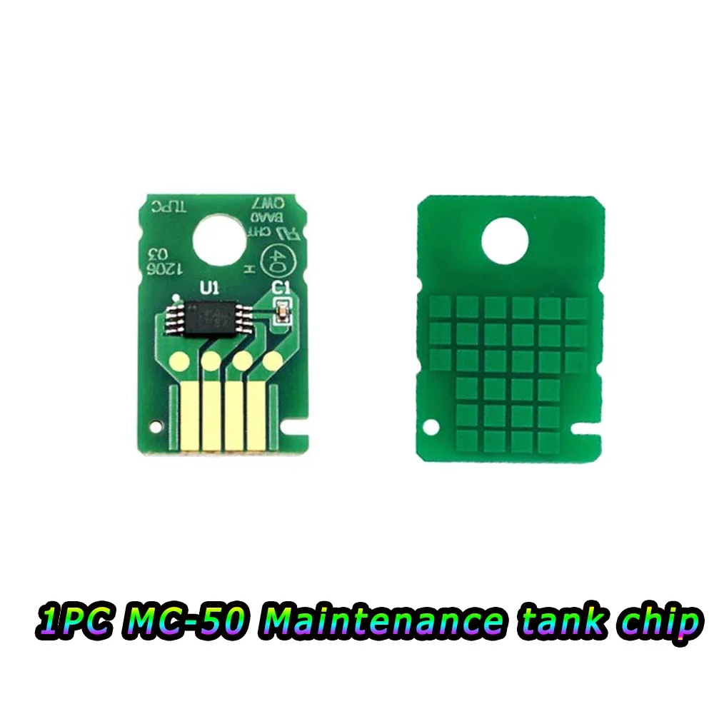 7550 7650 MC-50 Maintenance Tank Chip MC50 Printer Waste Ink Tank IC Chips for Canon 7840 7850 7550 7650 Waste Ink Box Chip Kits