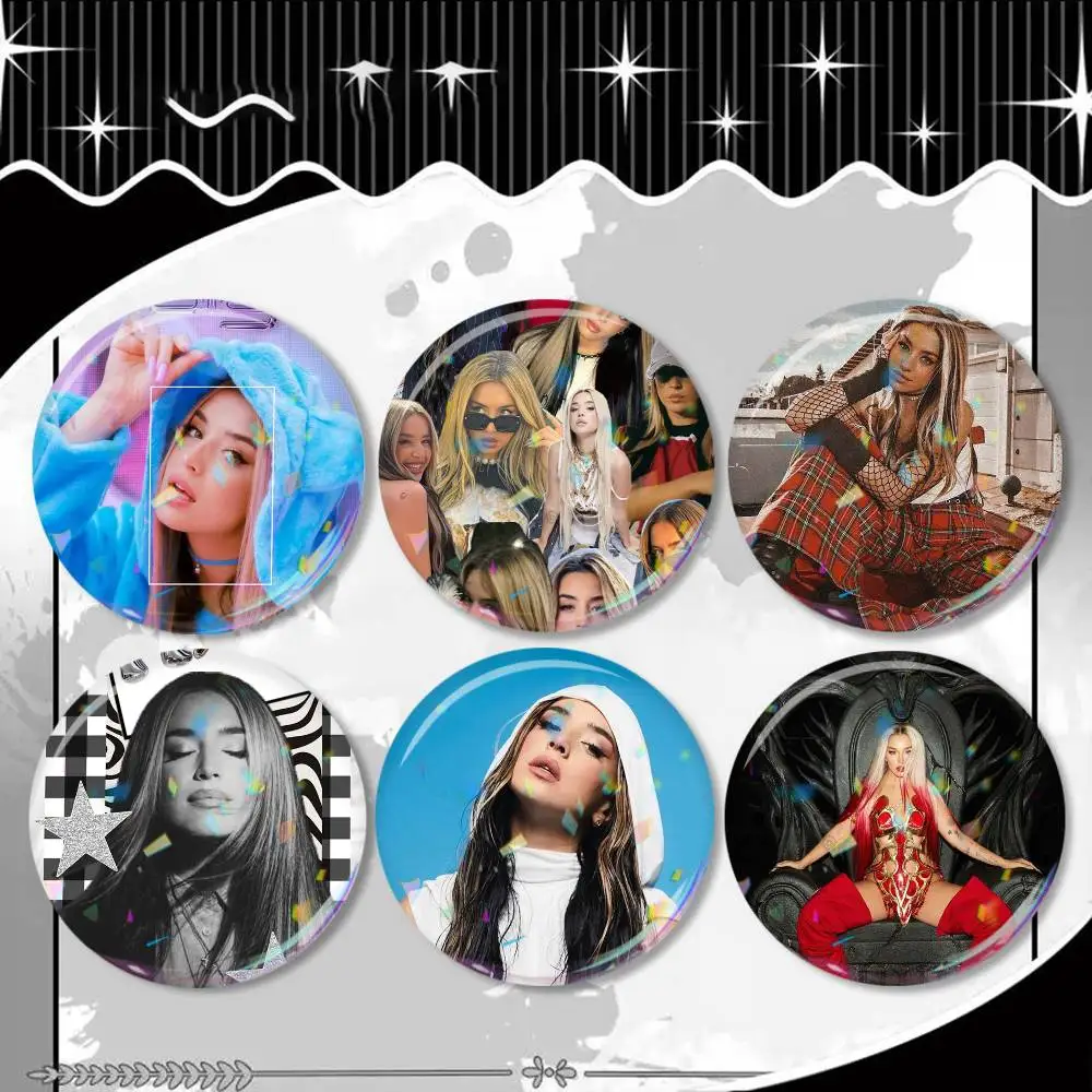 

Music Singer L-lola Indigo Badge 25 32 44 58 75 mm Round Fans Collect Friends Gifts Brooch Souvenir