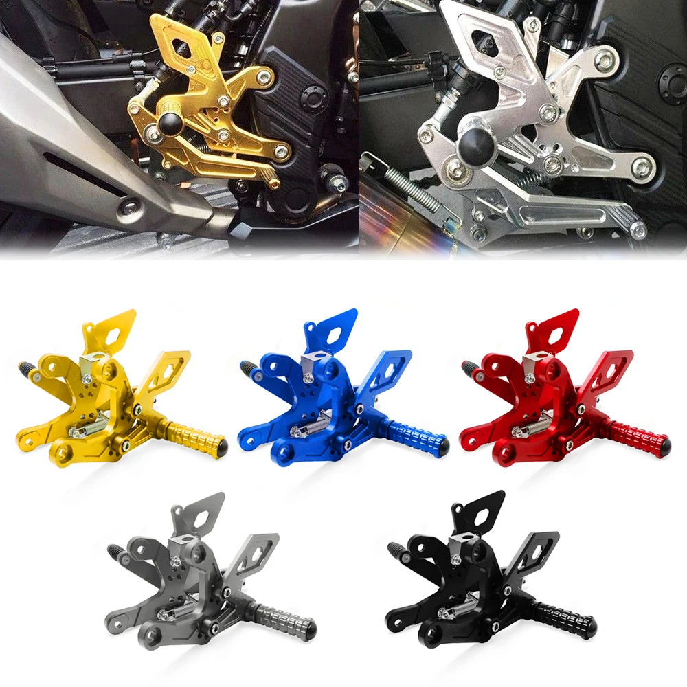 

For Honda CB500F CBR500R CB 500F CBR 500R 2015-2022 Motorcycle Adjustable Footrest Foot Peg Rearset Footpeg Pedals