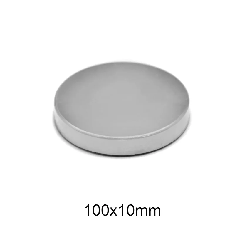 

Супермощные магниты 100x10 мм, неодимовые постоянные магниты 100x10 мм, большой круглый магнит 100*10 мм