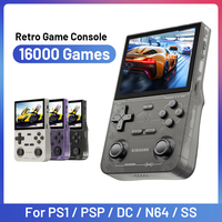 KINHANK Handheld Video Game Console K36 Retro 500nit 3.5 Inch IPS Screen 16000 Games Emulator for PS1/PSP/DC/N64/SS 3500mAh