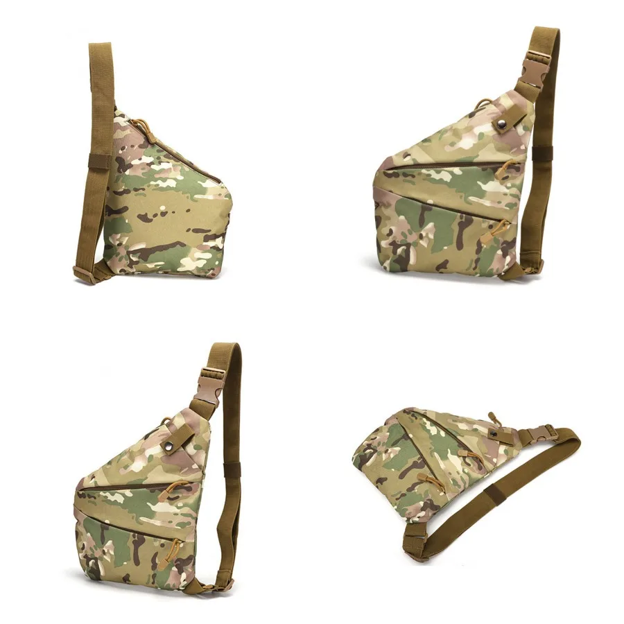 

【New Arrival】 Camo Tactical Sling Bag, Multi-Pocket Crossbody Chest Pack for Hunting & Outdoor Activities