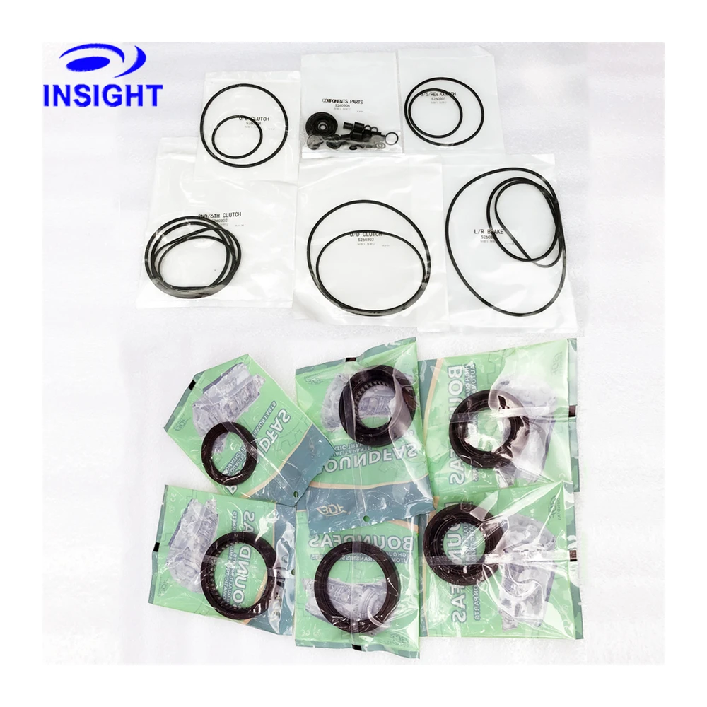 Automatic Transmission A6MF1 2005-2011 Simple Overhaul Kit O-Ring Metal Clad Seals Gasket for Hyunda A6MF2 Car Accessories