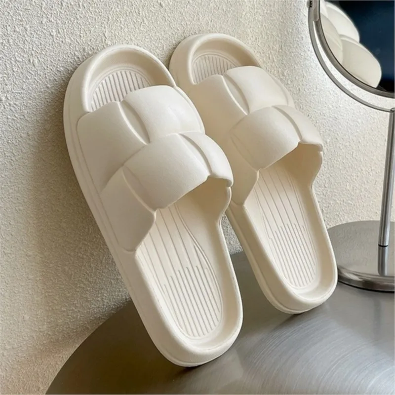 2023  Girl Home Eva Sandals Summer Man Women Slippers Beach Wear Outside Pillow Slides Indoor Bathroom Petal Clouds