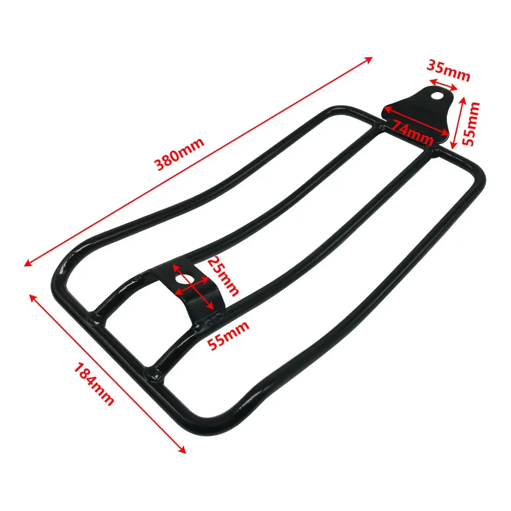 Motorcycle Rear Luggage Rack, Suitable For Harley STREETBOB 2018-2022 luggage rack Accessories Made Of High-Quality