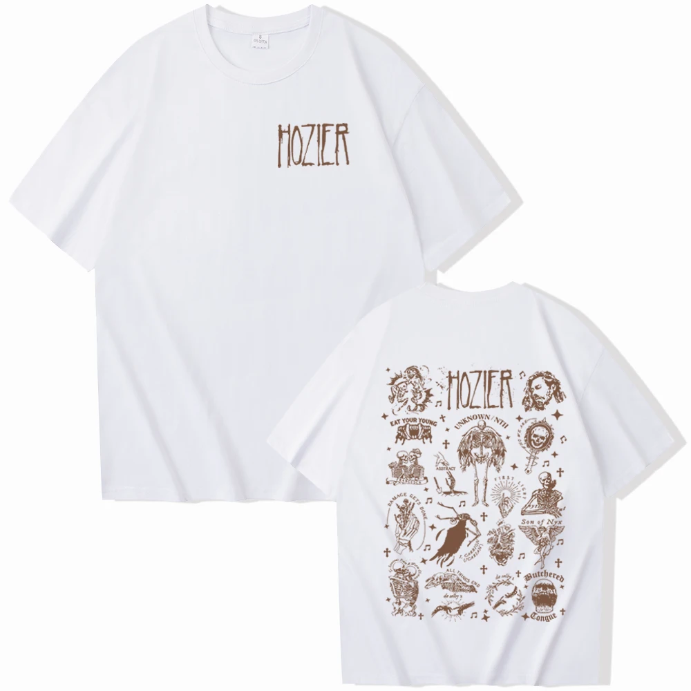 Hozier Unisex O-Neck Camisa, Hozier Música Álbum, Merch Presente, Fan