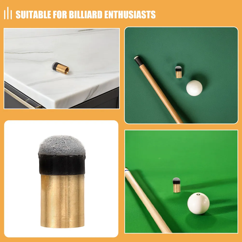 5Pcs Billiard Cue Tips Replacement Billiard Repair Kit for Stable Pool Cue Performance and Easy Installation Billiards Tool