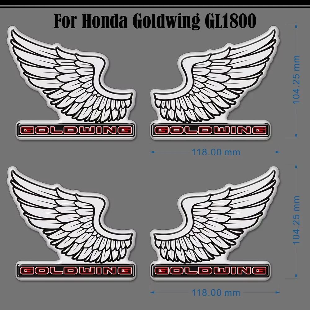 

Gold Wing GL 1800 для Honda Goldwing GL1800 1100 1200 1500 Tour F6B, крышка, эмблема, боковой обтекатель, логотип, символ, наклейки, наклейки