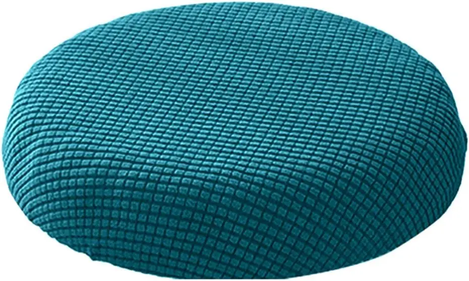 

Bar Stool Cushions Round Stool Cover 11-14 H Elastic High Elasticity Chair Cover Soft Comfortable Easy Clean 1Pc Peaco Blue