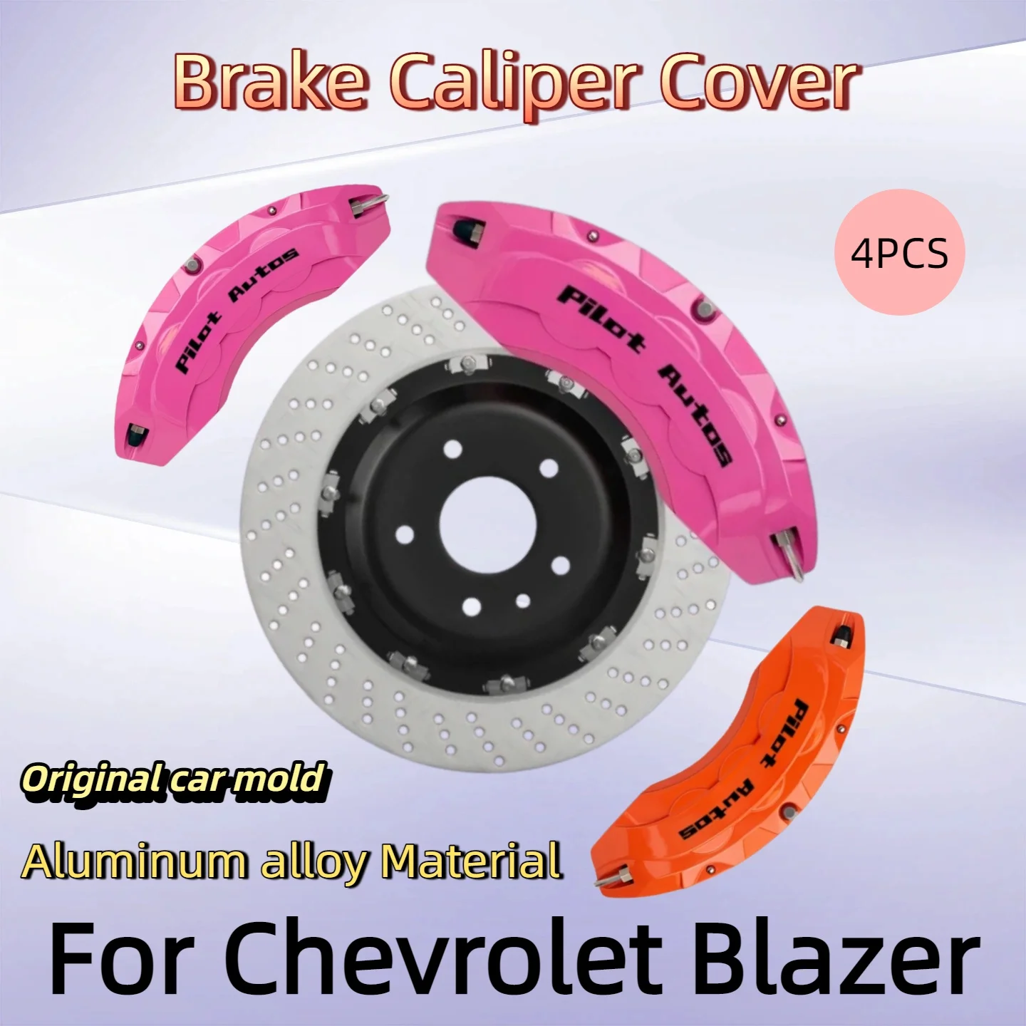 Cubierta de Caliper de Freno para Chevrolet Blazer, Aleación de Aluminio, para Chevy Blazer EV 2LT LSY 3LT 2.0T RS 3.6L V6 LGX SS LT