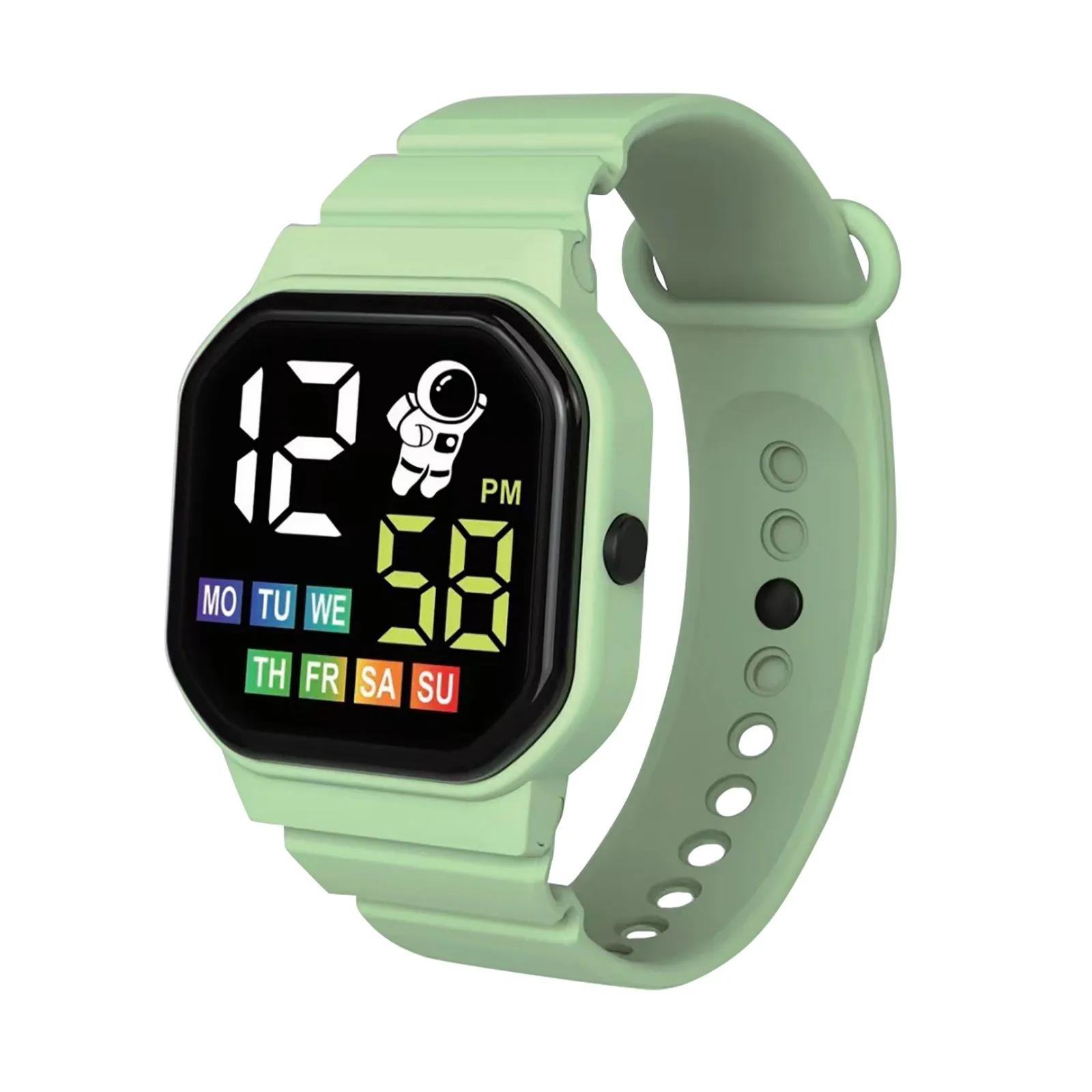 Trendy Children's Sports Watch,LED Display Week Suitable For Outdoor,Festival Gifts For Kids, Electronic Watch For Students