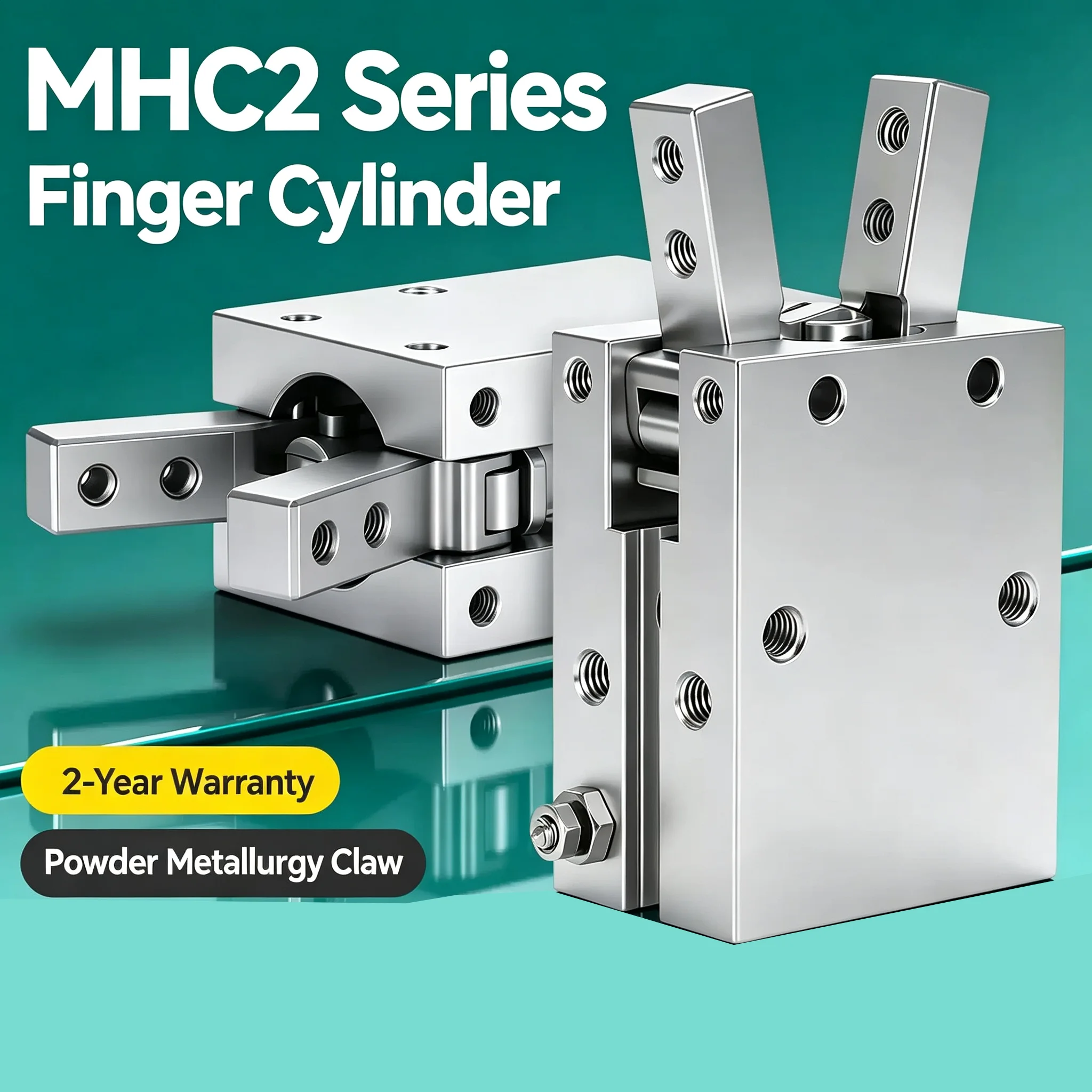 pivot opening and closing Y-shaped Air Claw Pneumatic finger cylinder gripper cylinder MHC2-10 16 20 25 32D/S