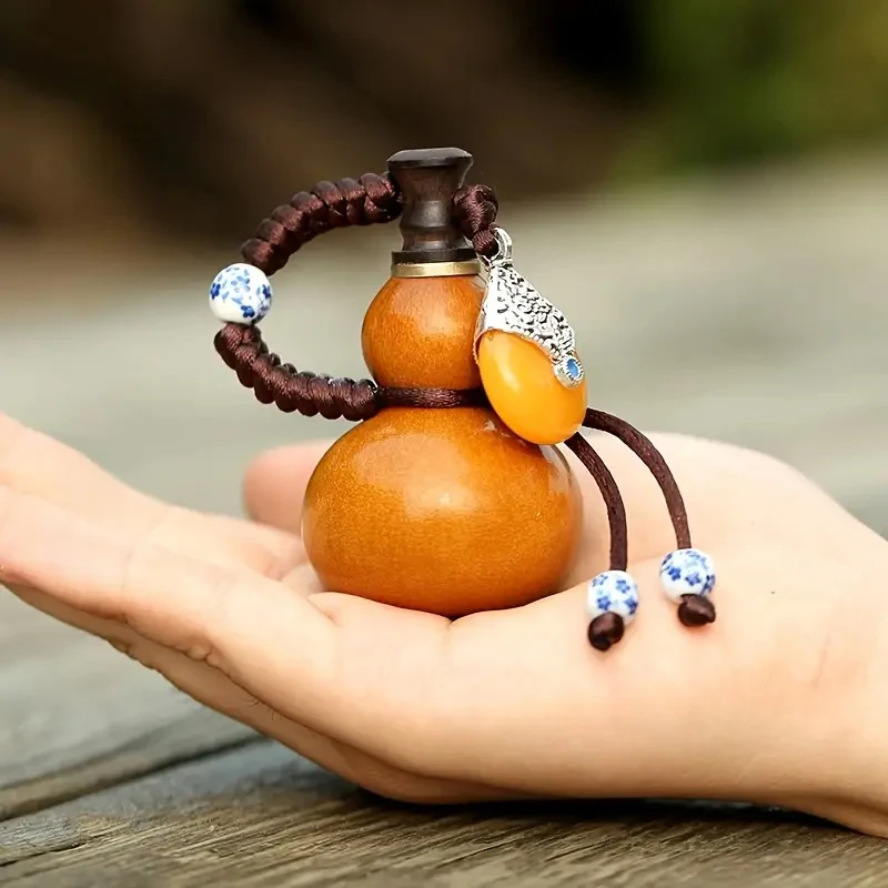 Multi-Use Gourd Wine Jar for Decoration, Empty and Portable