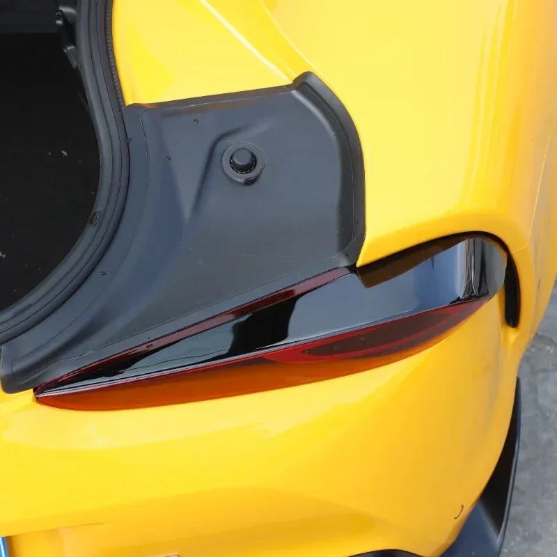 For Toyota GR Supra MK5 A90 2019-2023 PVC Black Car Rear Tail Light Eyebrow Decorative Sticker Car Accessories