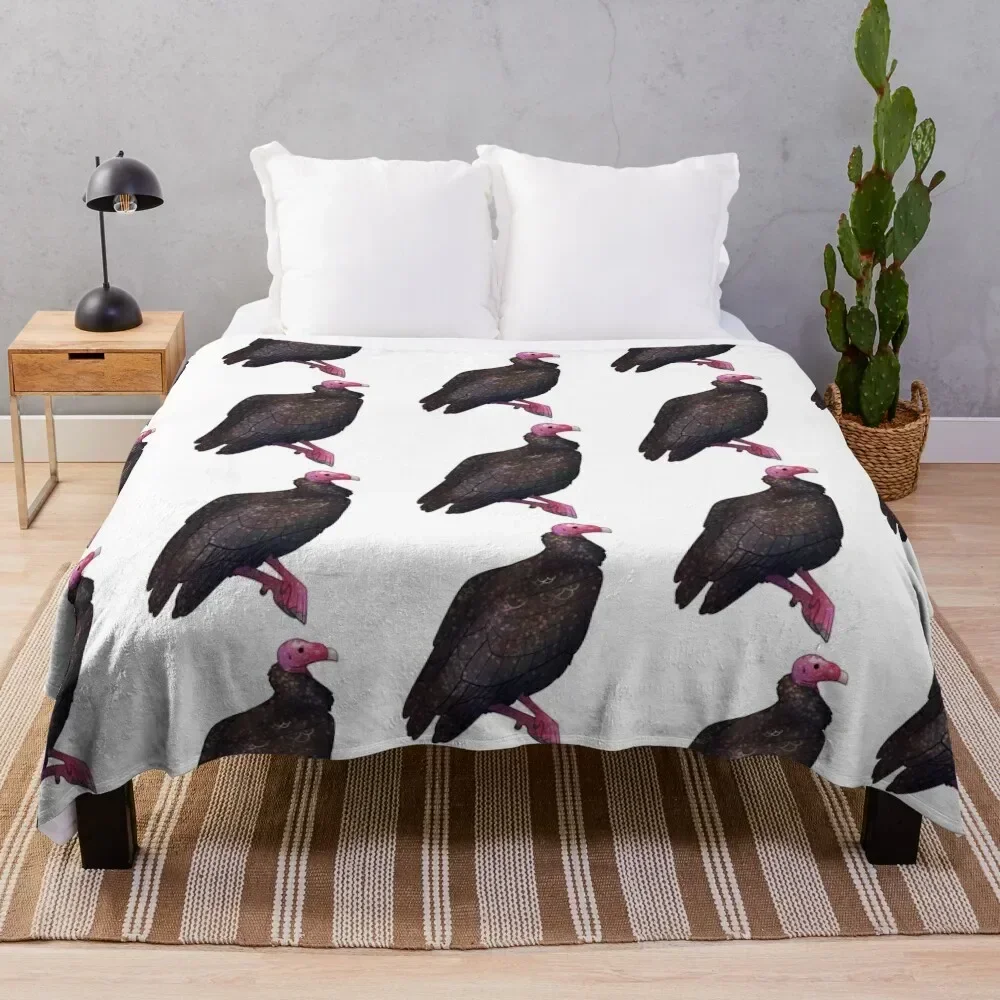 

Cozy Turkey Vulture Throw Blanket Flannel Fleece Soft Warm Throw Blanket