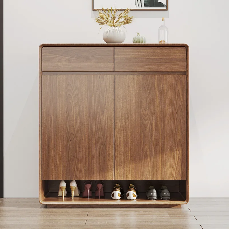 Armário de vestíbulo chinês de nogueira