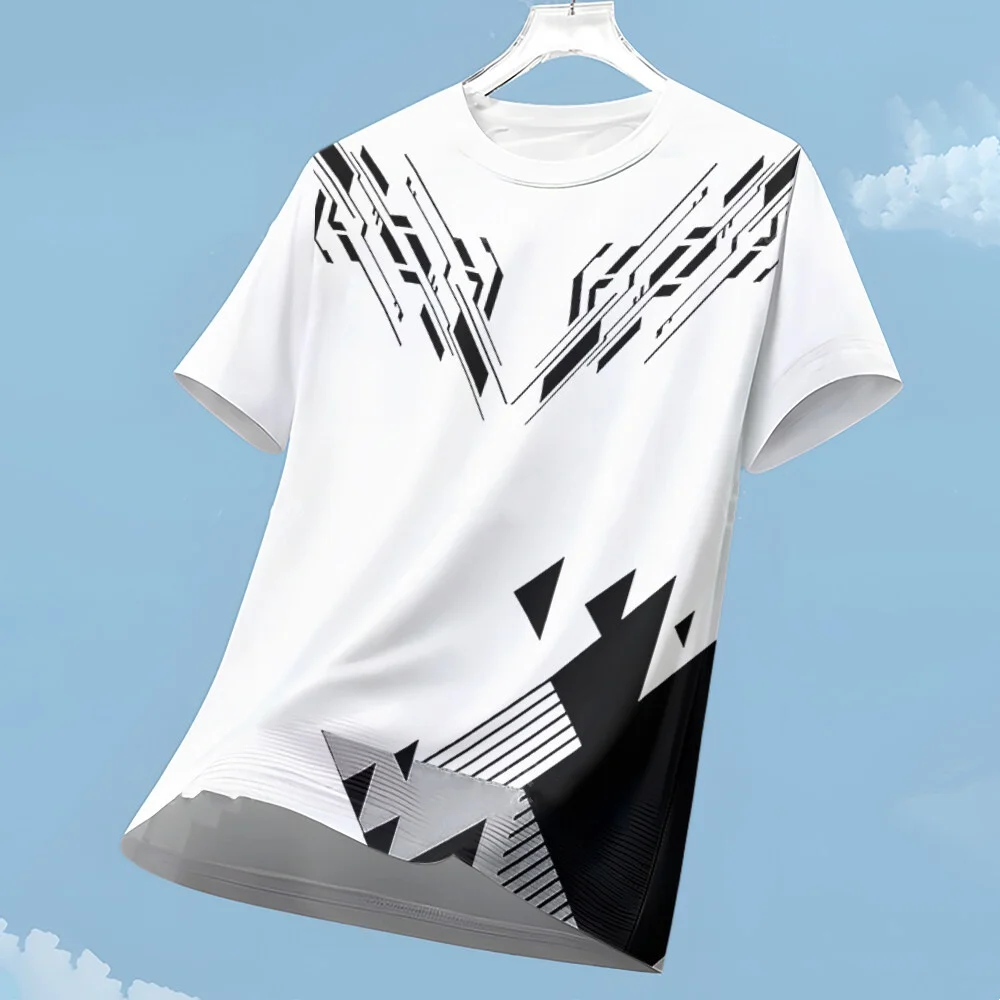 3D Druck Sport Quick-dry Atmungsaktive Männer T-shirt Outdoor Straße Beiläufige Laufen Fitness Eltern-kind Kurzarm Top kleidung Top