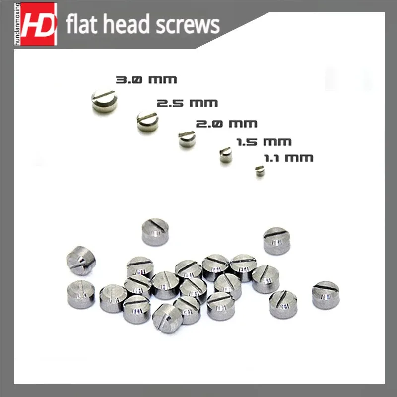 30PCS Model Specific Metal Modification Kit for Gundam Model Slotted Screws Armor Nails Detail Modification Screw DIY Accessory