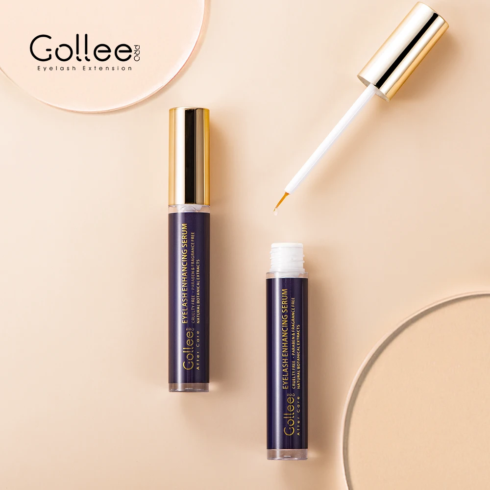 Gollee Natuurlijke Groei Wimperserum Snelle Behandeling Lash & Brauw Verbetert Vloeistof 7 Dagen Verzorging Lash Dikkere Follikel Voeding Make-up