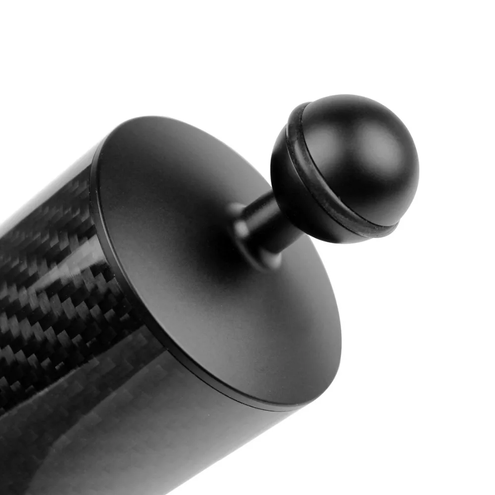 D60mm Carbon Faser Auftrieb Arm 25mm Dual Ball Kopf 5 8 10 12 "für GoPro 13 SLR Kamera unterwasser Tauchen Tablett Füllen Licht Halterung – Detail 34