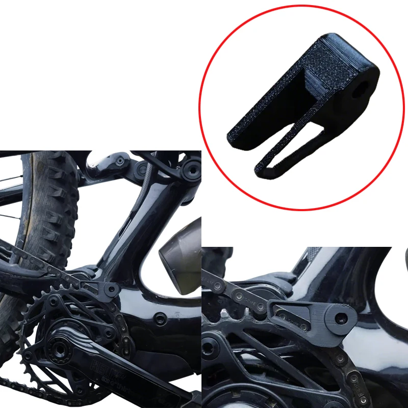 For DJI Amflow E-Bike Chain Guide/Retainer Bike Riding Drivetrain Modification Tool Chain Drop Protector 3D Printed Spare Parts