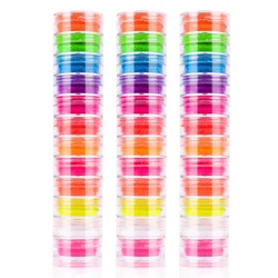 12 colori neon fosforo pigmento polvere fluorescente smalto pigmento polvere set decorazioni per unghie nail art viso fluorescente