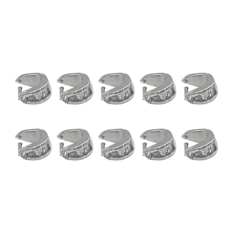 Clip Jewelry Connector 10 Pieces for Bracelet and Earring Making E0BF