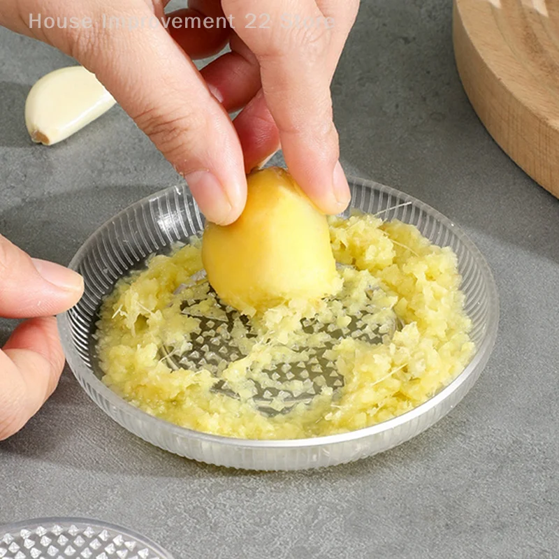 Miniature Manual Garlic Grinder Grater For Onions Easy Operate Vegetable Mincer Masher Camping Cooking Accessory