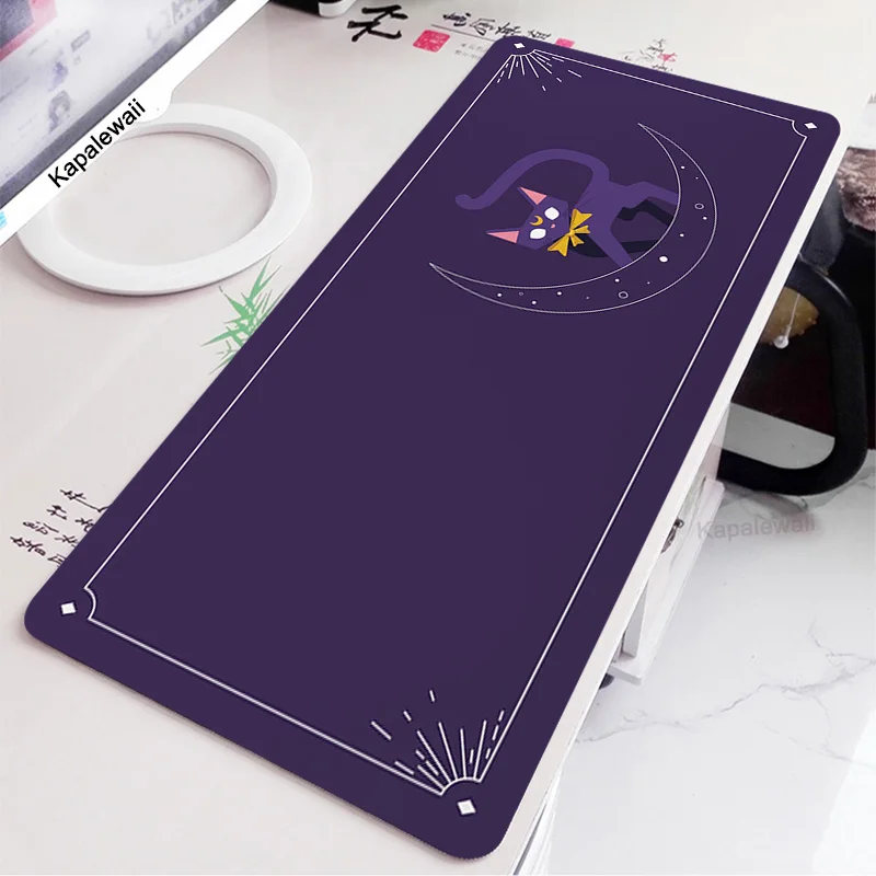 Grand tapis de souris Kawaii pour Gamer, accessoire de Gamer, chat mignon, XXXL, pour ordinateur, clavier et bureau