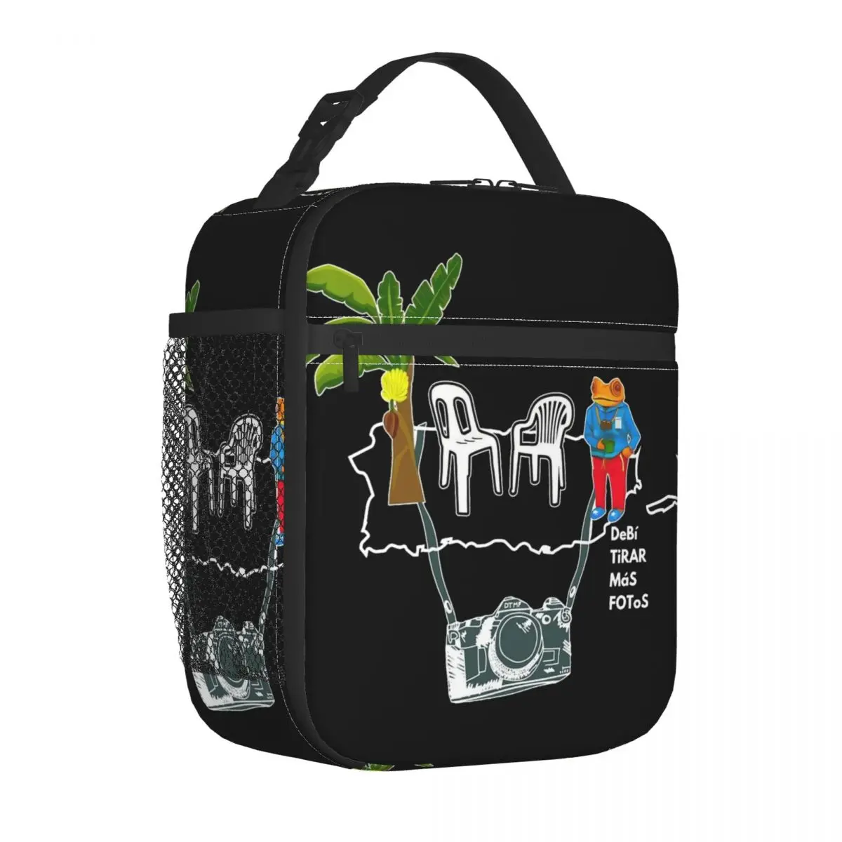 

DTMF Debi Tirar Mas Fotos Accessories Insulated Lunch Bags Bad Bunny Food Storage Bag Portable Thermal Cooler Lunch Boxes