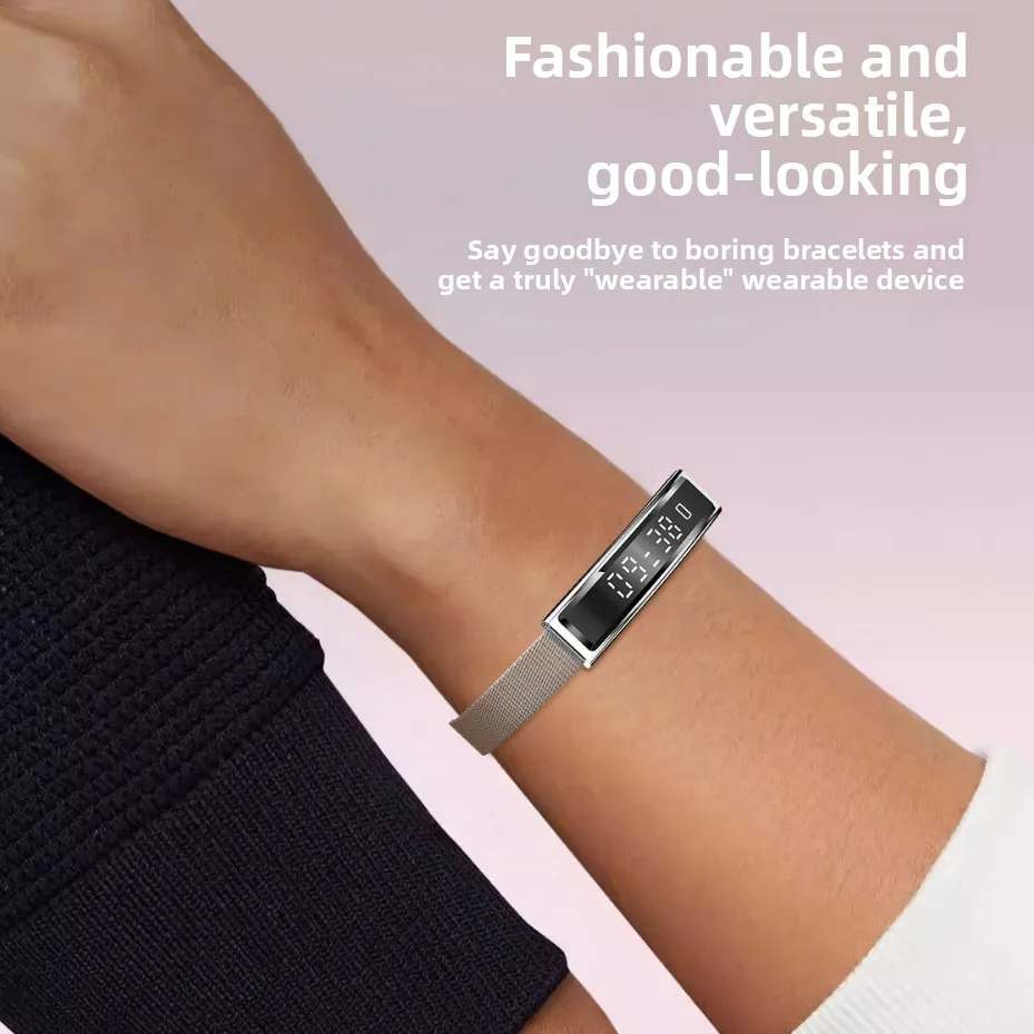 All-Day Health Tracking Smart Wristband Sports Fitness Bracelet Message Reminder Heart Blood Oxygen Monitor Tool