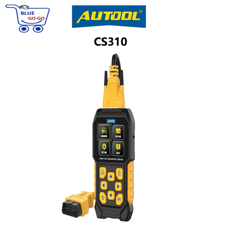 AUTOOL CS310 Сканер одометра для подержанных автомобилей, считыватель VIN-кодов и очиститель кодов ошибок в один клик, автомобильный OBD2 сканер, быстрая доставка