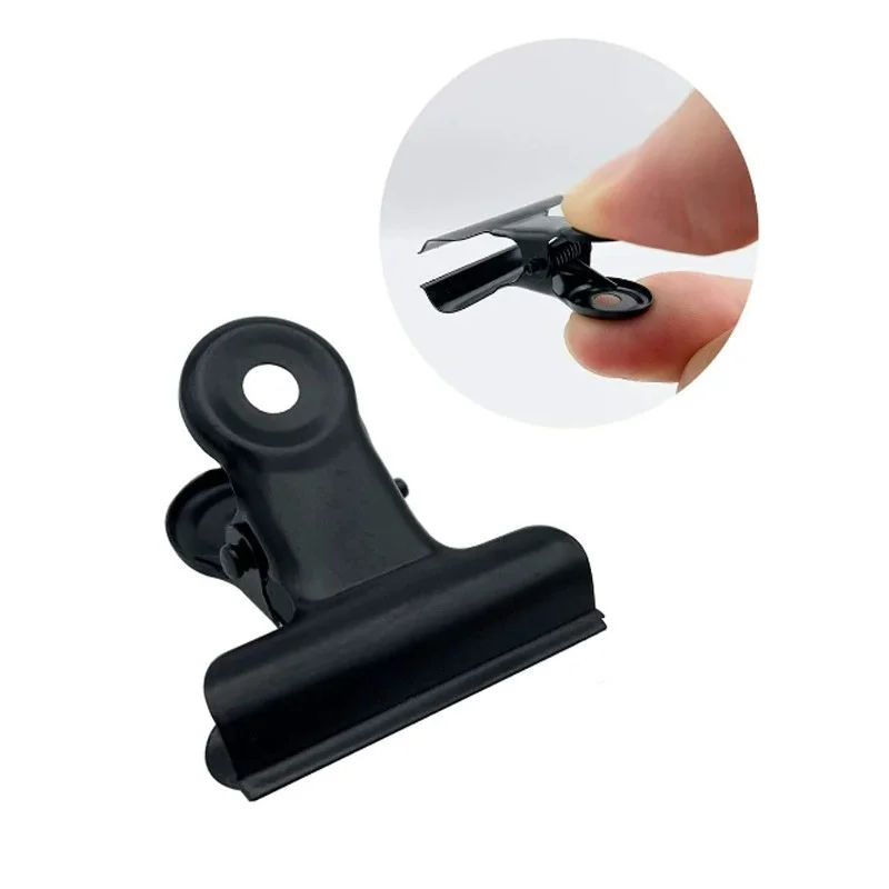 

2026New 30Pcs 31/38mm Round Metal Grip Clips Rose Gold Bulldog Clip Stainless Steel Ticket Paper Clip For Tags Bags Office