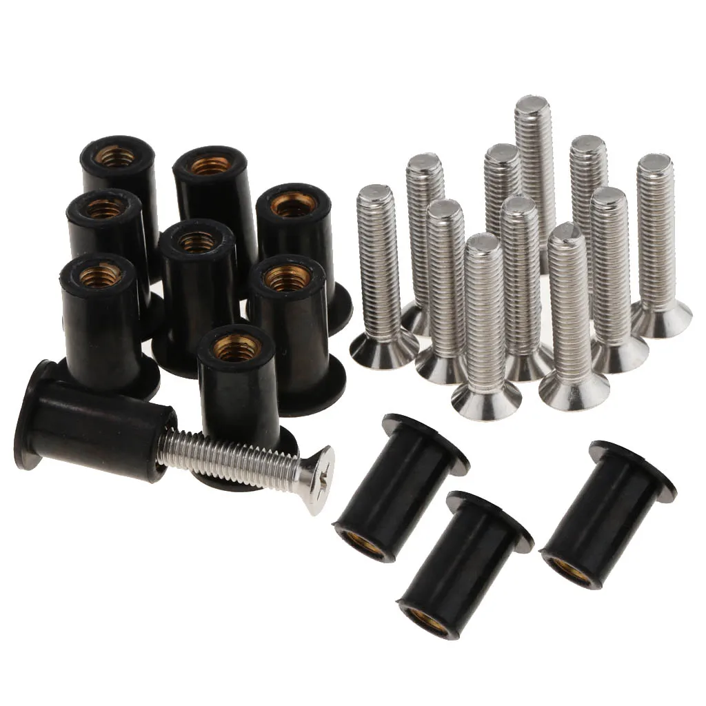 

Резиновые гайки M5, комплект винтов из нержавеющей стали, морской виброустойчивый аксессуар, замена для лодки, каноэ