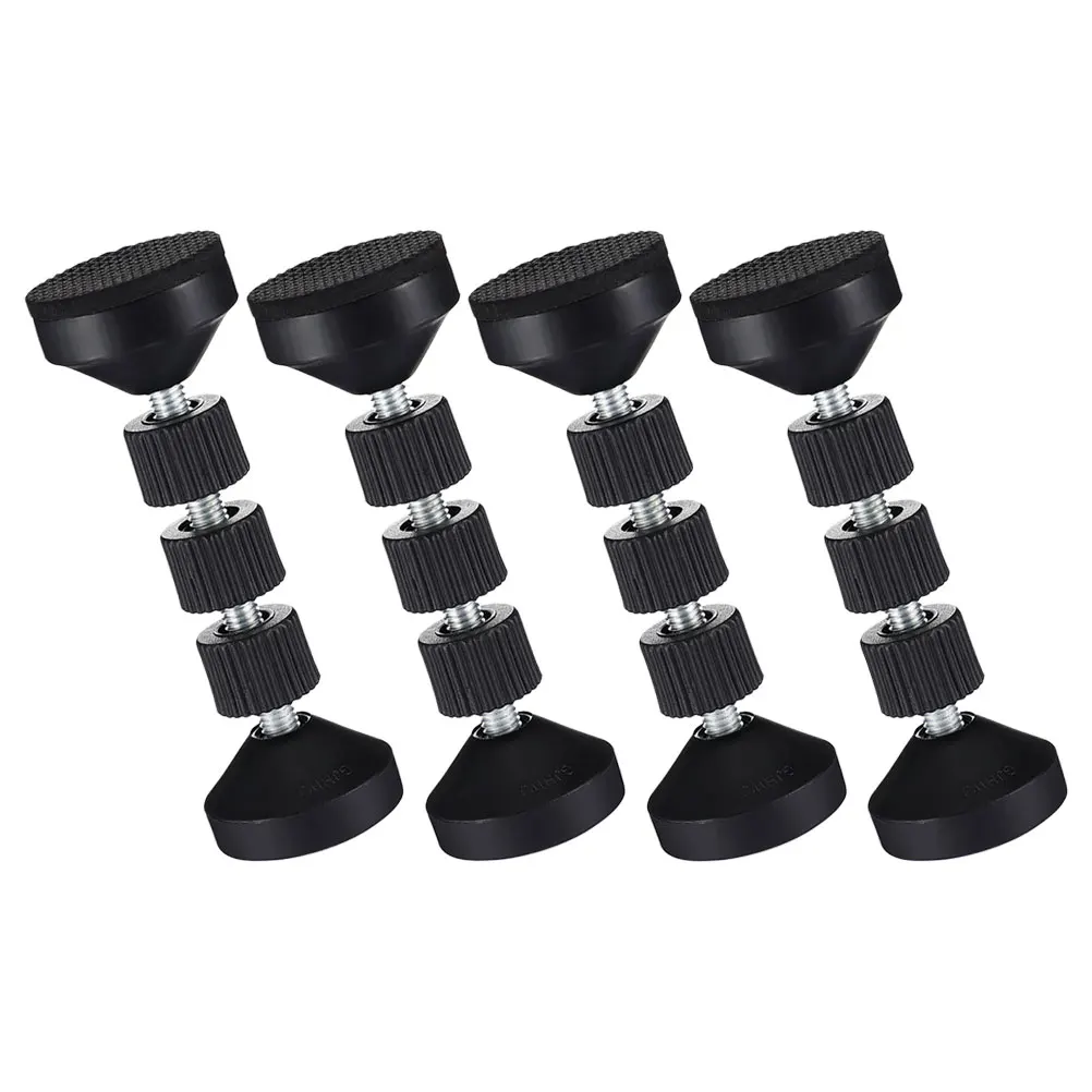 

4pcs Anti-Shake Bed Frame Stabilizer Adjustable Headboard Stopper Fixer Wall Protector Noise Reducer Tool for Beds Cabinets