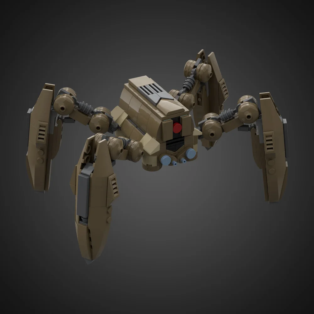 

Gobricks MOC Bubble Crab Droid Building Blocks Model Space War High Tech Bubble Crab Droid Bricks Assembly Toys Kids DIY Gifts