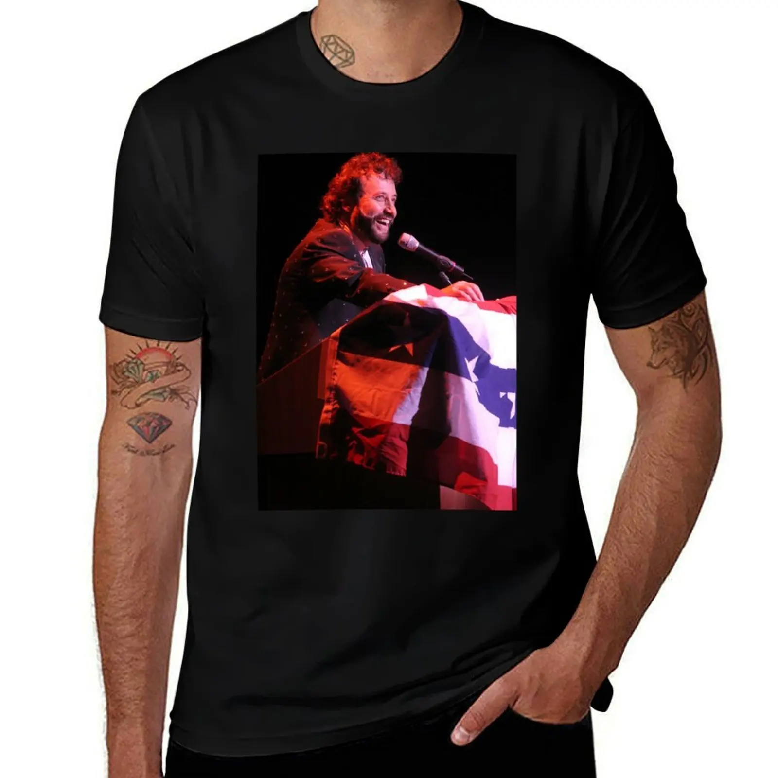 

Yakov Smirnoff - Photograph T-Shirt summer 2025 croswit shirt man funny meme t-shirts anime shirts men