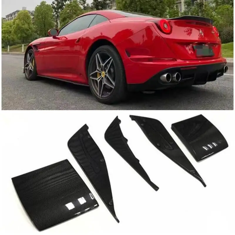 

For Ferrari California T 2015-No REAL Carbon Fiber Rear Diffuser Bumper Kit Spoiler Lip Splitters High Quality Car Accessories