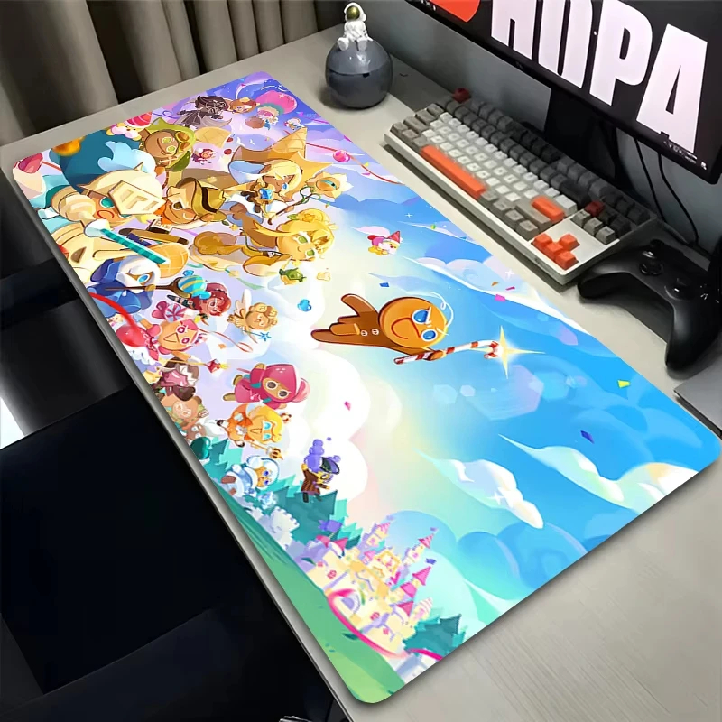 لوحة ماوس مطاطية غير قابلة للانزلاق، خزانة ألعاب الكمبيوتر المحمول، لوحة مفاتيح كوكيز تشغيل المملكة، لوحة مفاتيح مكتبية للكمبيوتر المكتبي، حصيرة ماوس