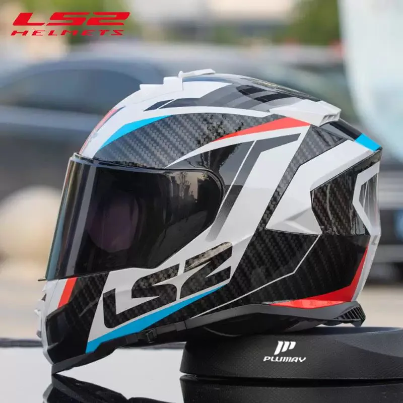 LS2 FF800 Full Face Helmet Dual Lens Design All Weather Daily Riding Helmet for Men Women