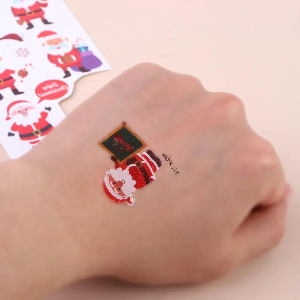 

16PCS/Set Waterproof Arm Neck Leg Cartoon Decorate Gift Body Art Decals Christmas Tattoo Stickers Temporary Tattoos Fake tattoo