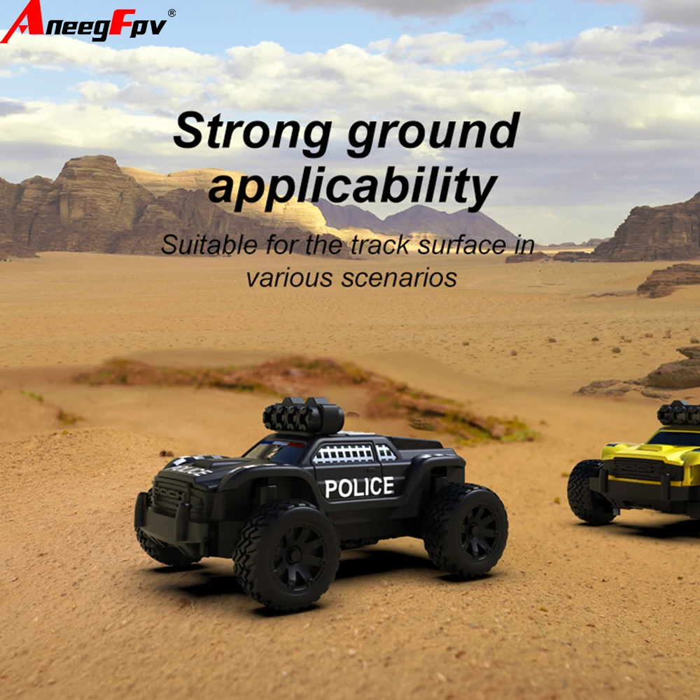 Turbo Racing 1:76 C82 RC Truck Off-Road Car Mini Full Proportional RTR Car Full Desktop Hobby Crawler Model Vehicle