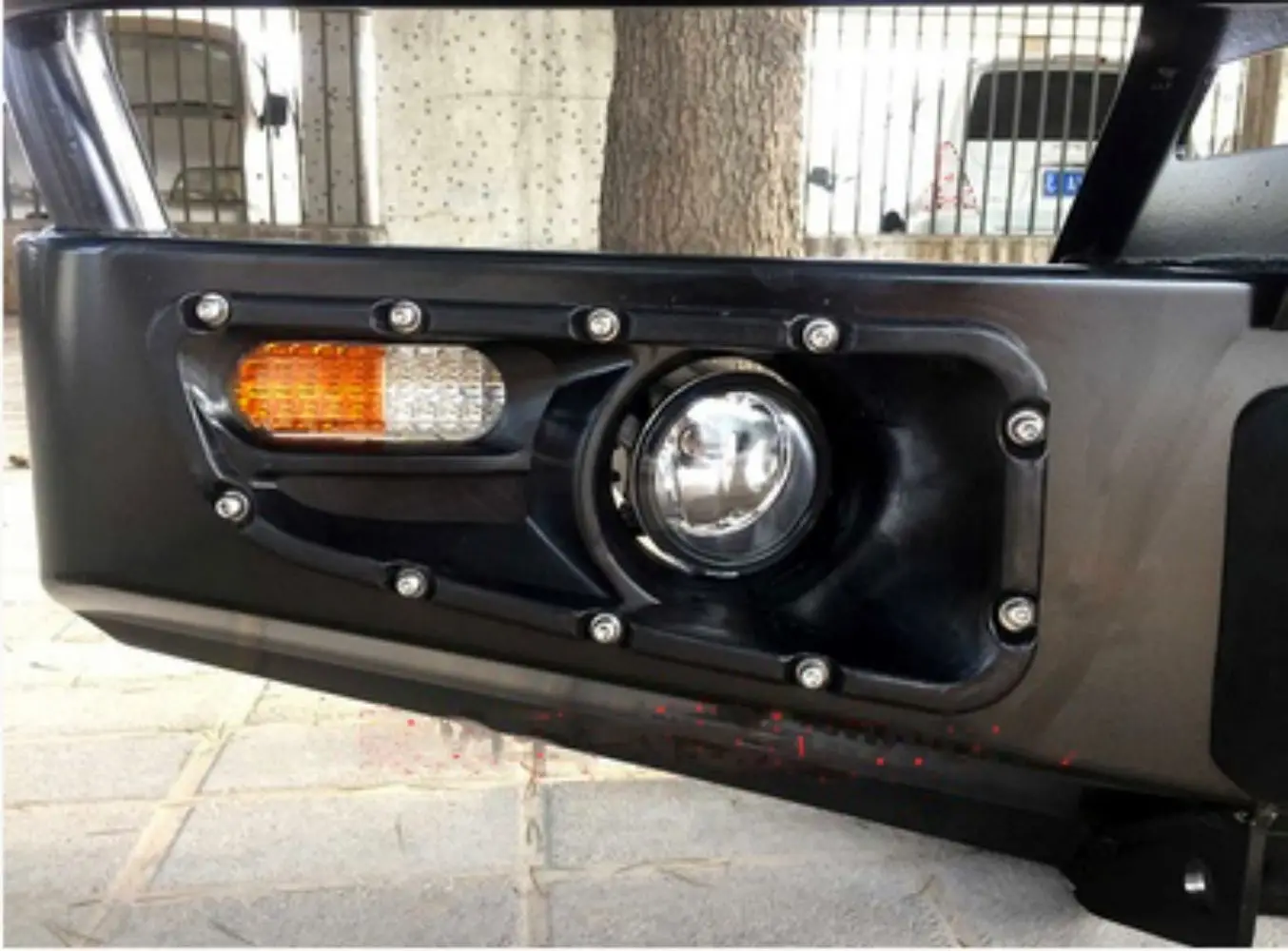 Front Bumper Light Turn Signal Shell for Toyota Land Cruiser 4500 LC80 FJ80 4700 FJ100