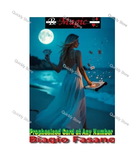 Prophesized Card at Any Number by Biagio Fasano (B. Magic) Magic tricks (Instant Download) Quickly send