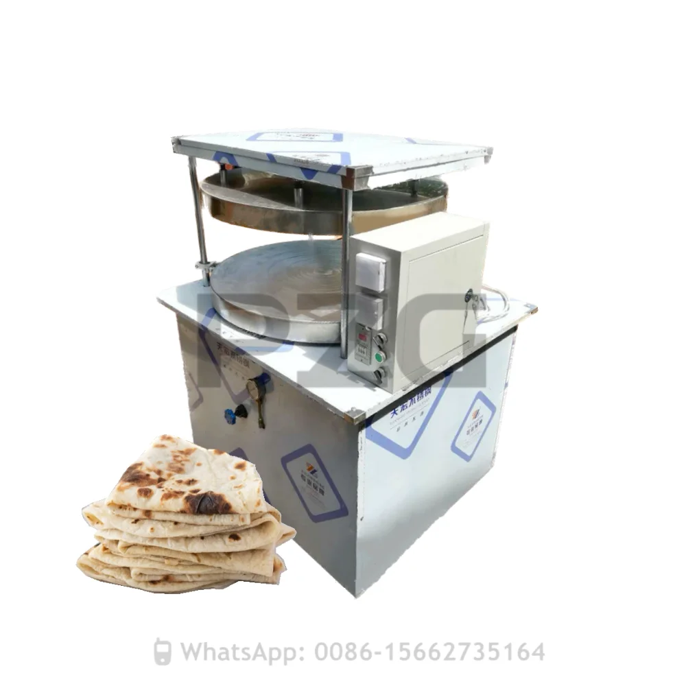 Hydraulic Pancake Maker Thin Cake Forming Machine Tortilla Roti Machine Dough Pressing Pizza Flour Heat Press Machine