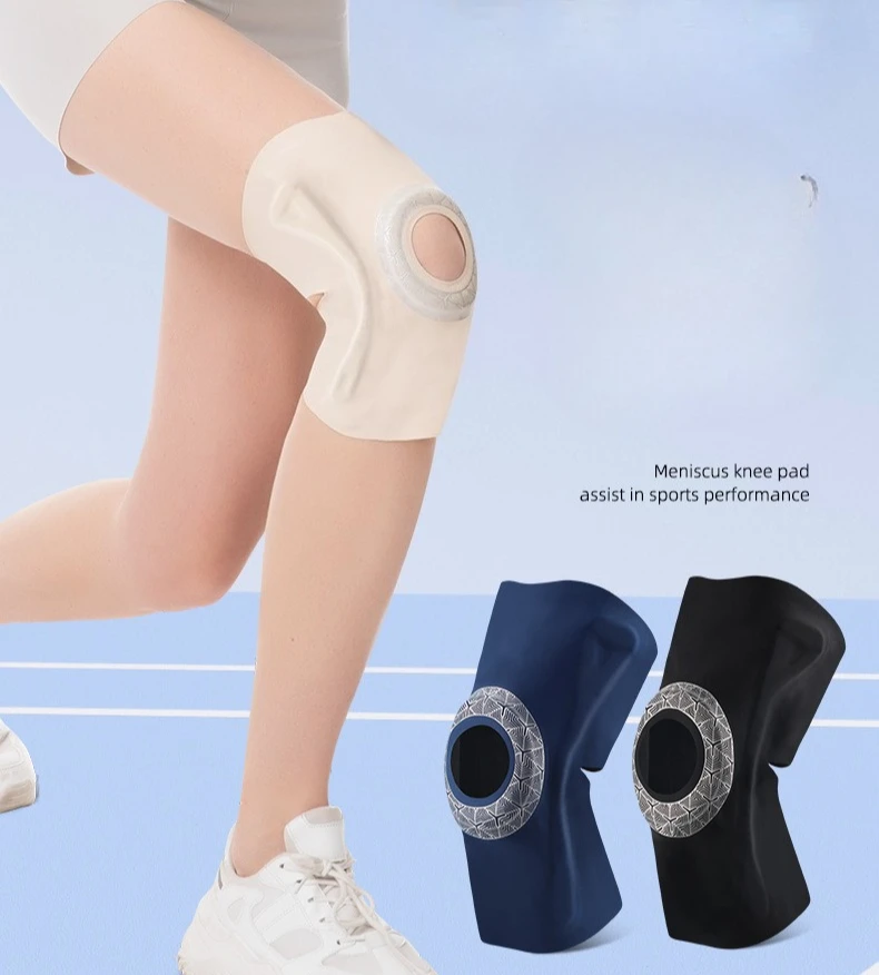 

1 шт. тонкие наколенники от боли в колене, бандаж для ног с накладкой из ЭВА надколенника и боковыми стабилизаторами из смолы для мужчин и женщин, компрессионный рукав для колена