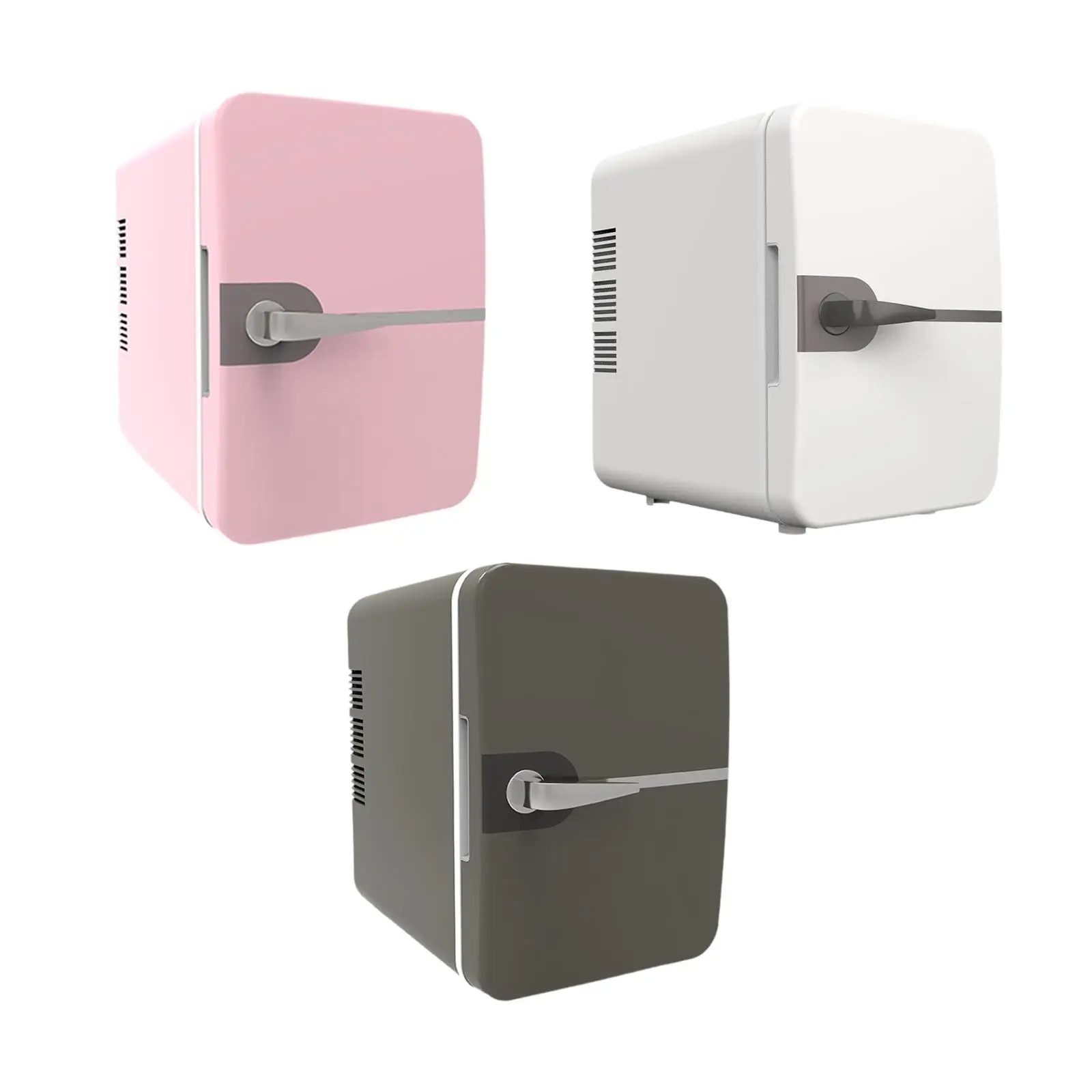Mini Fridge for Bedroom 6L/8 Cans Small Refrigerator Portable Thermoelectric Cooling and Warmer for Cabin Car Bedroom Room Dorm
