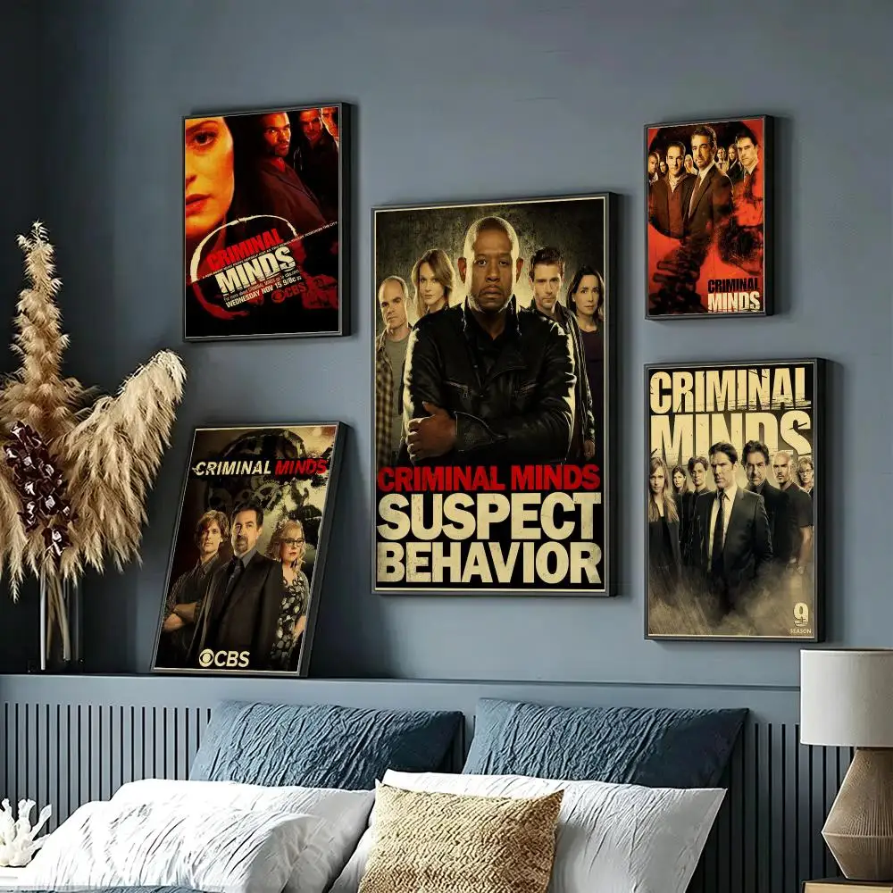 series Criminal Minds Poster HD Poster Sophisticated Modern Aesthetic Wall Art For Living Room Bedroom Office Cafe Decor