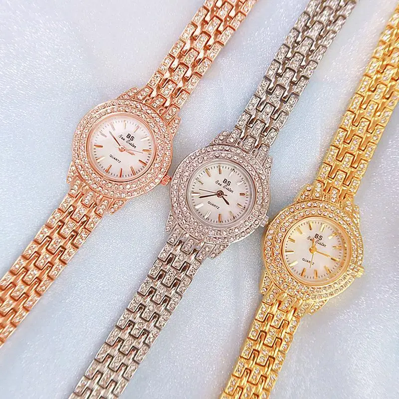 Bs Bee Sister Watch Women with Bracelet Luxury Brand 2023 Dress Gold Female Wristwatches Ladies Wrist Watches Montre Femme